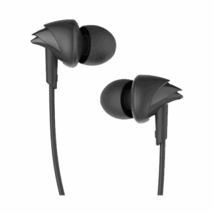 Boat BassHeads 100 Wired Headphones with Mic Black