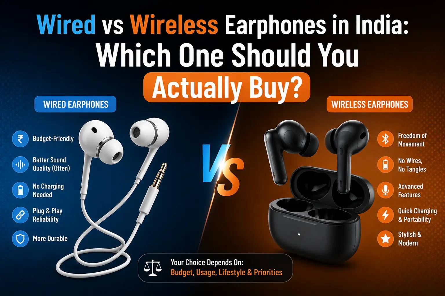 Wired vs Wireless Earphones in India: Wh...